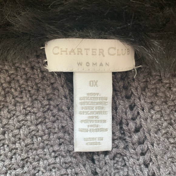 Charter Club women’s jacket size 0X - Picture 8 of 11